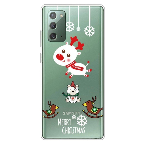 Christmas Samsung Galaxy Note 20 case - Elk / Hobby Horse White