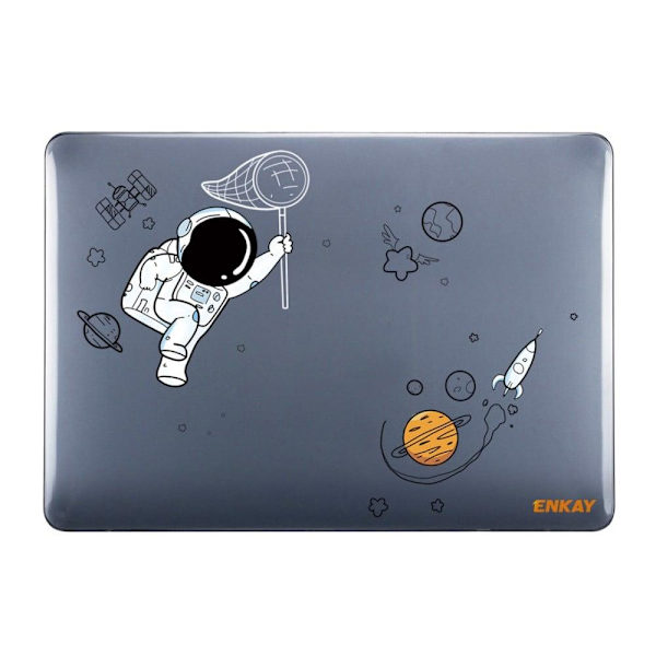 HAT PRINCE MacBook Air 13 M2 (A2681, 2022) astronauttityyli ja näppäimistön suojus - Catching Raketti White