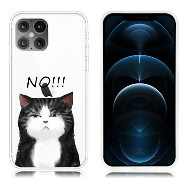Deco iPhone 12 Pro Max Etui - Katt Black