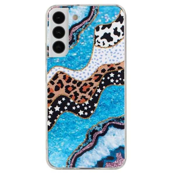 Deco Samsung Galaxy S22 Suojakotelo - Sininen / Cow Blue