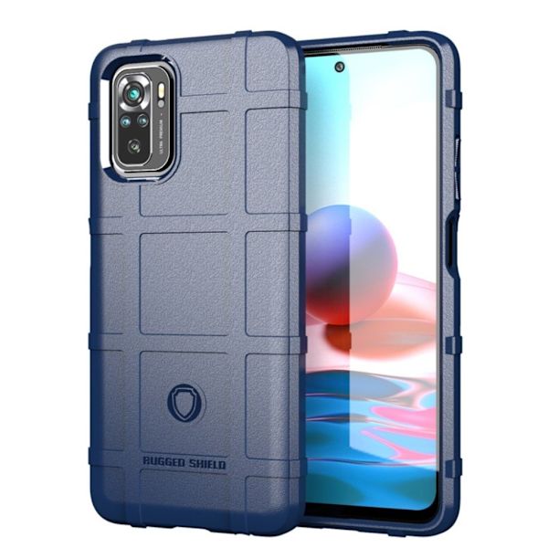 Rugged Shield Xiaomi Redmi Note 10S / Xiaomi Redmi Note 10 skal - Blå Blå