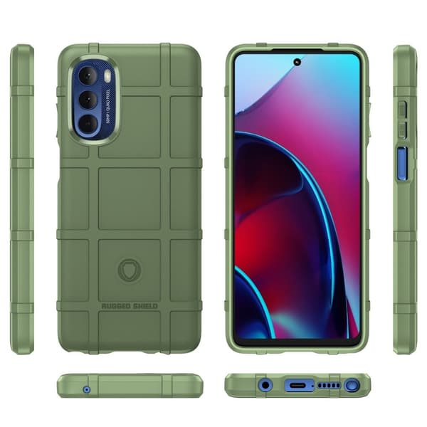 Rugged Shield Motorola Moto G Stylus 5G (2022) skal - Grön Grön