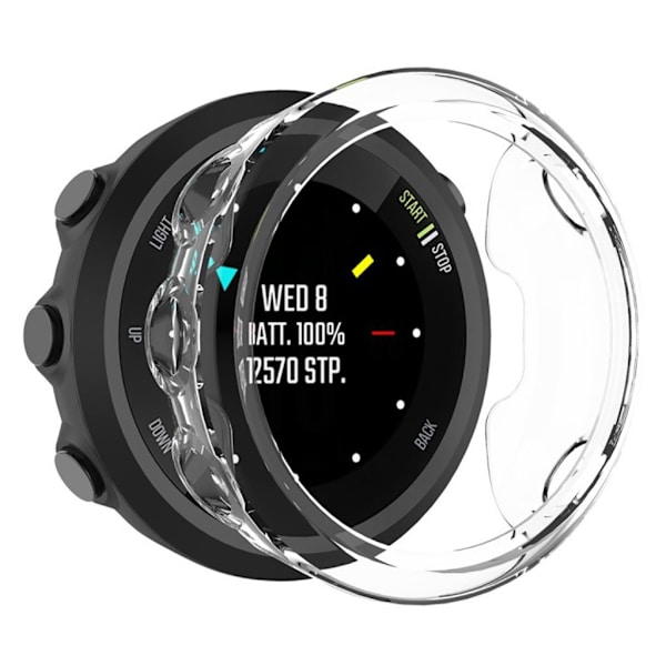 Garmin Forerunner 45 flexibelt hållbart fodral - Transparent Transparent
