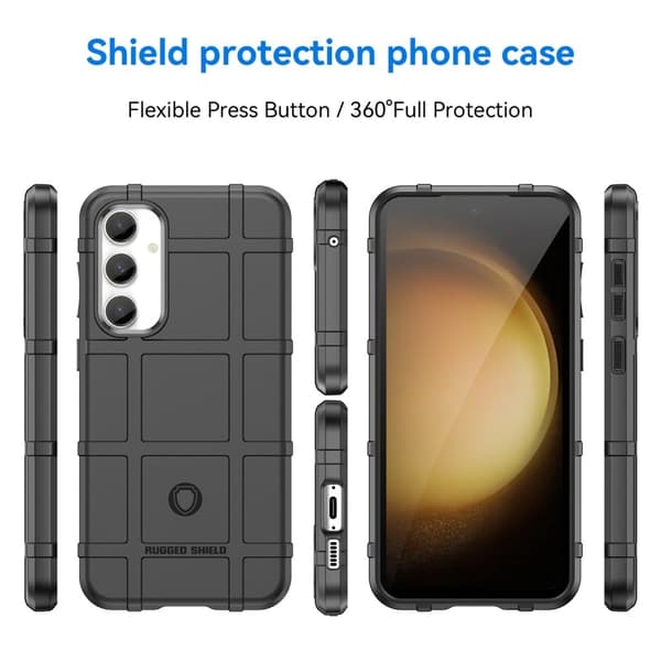 Rugged Shield Etui Samsung Galaxy S23 Fe - Sort Black