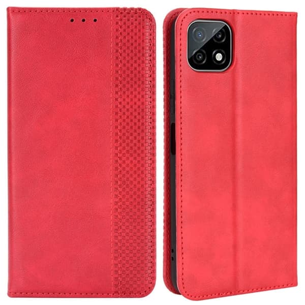 Bofink Vintage Wiko T3 Læretui - Rød Red
