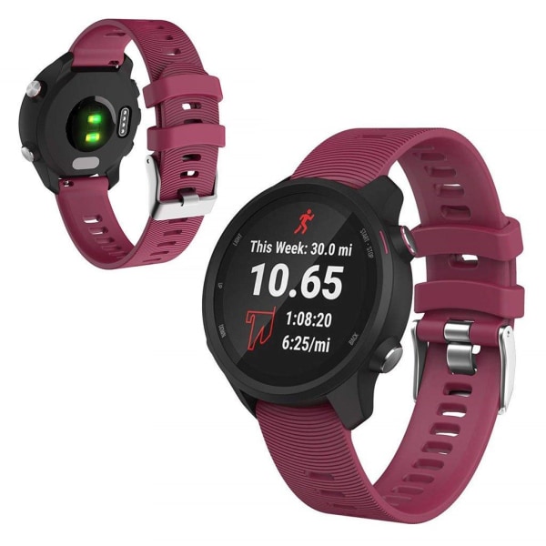 Garmin Vivomove / Forerunner 245 Music / 645 Music silicone watc Lila