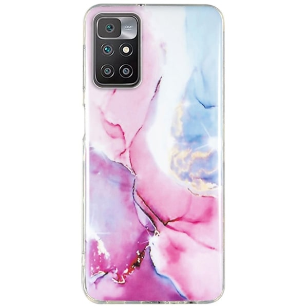 Marble Xiaomi Redmi Note 11 / 10 Prime / 10 Etui - Rosa / Blå Multicolor