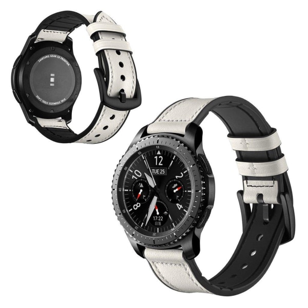 Samsung Gear S3 / Gear S3 Frontier ægte læder Urrem - Beige Beige