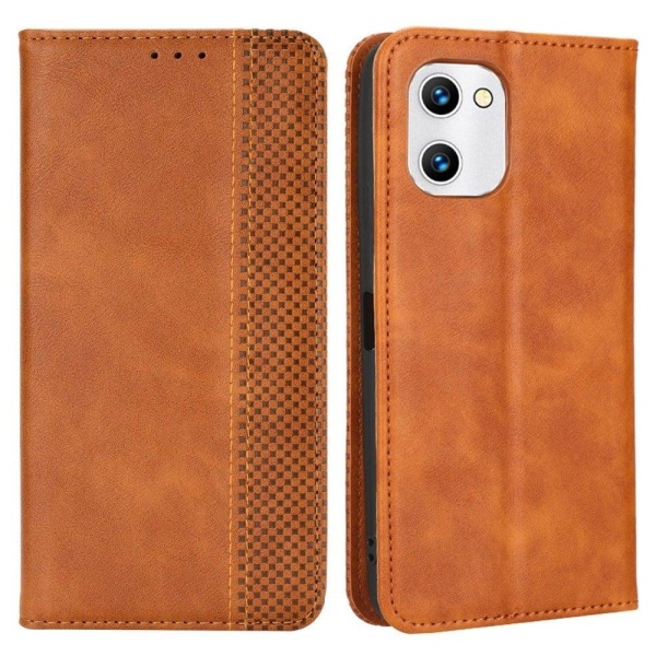 Bofink Vintage läder Umidigi C1 fodral - Brun Brun