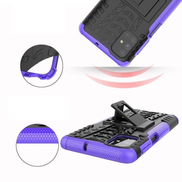 Offroad Etui Samsung Galaxy M51 - Lilla Purple