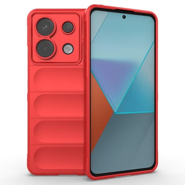 Blødt grebsformet Xiaomi Redmi Note 13 Pro 5G  cover - Rød Red