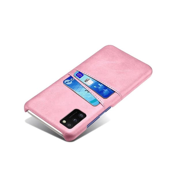 Dual Card etui - Samsung Galaxy A41 - Pink Pink