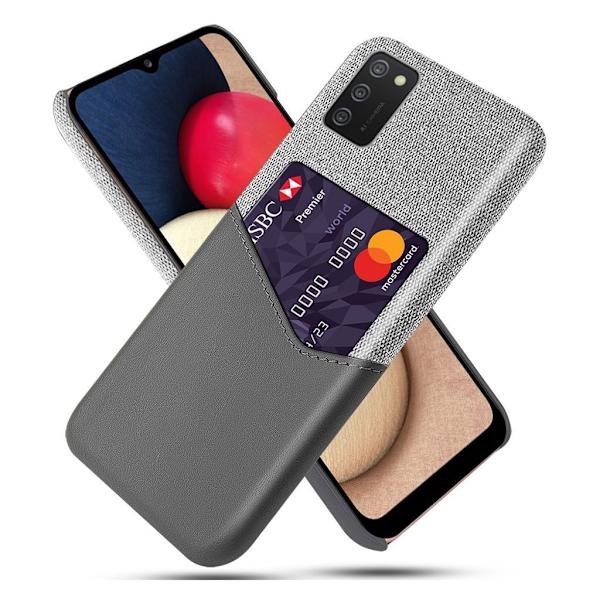 Bofink Samsung Galaxy A02s Card Deksel - Grå Silver grey