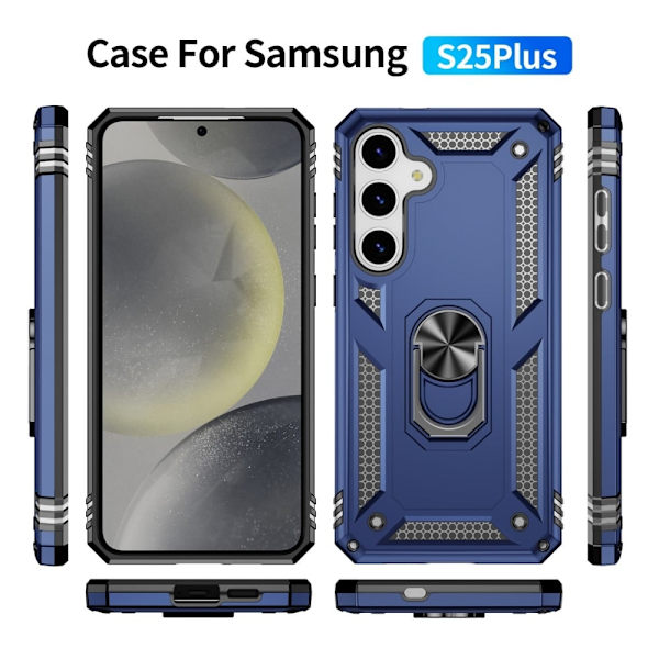 Bofink Combat Samsung Galaxy S25 Plus cover - Blå Blue