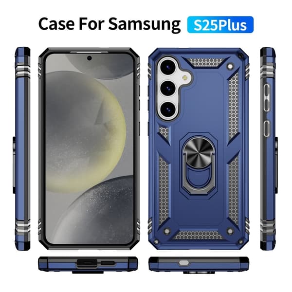 Bofink Combat Samsung Galaxy S25 Plus kotelot - Sininen Blue