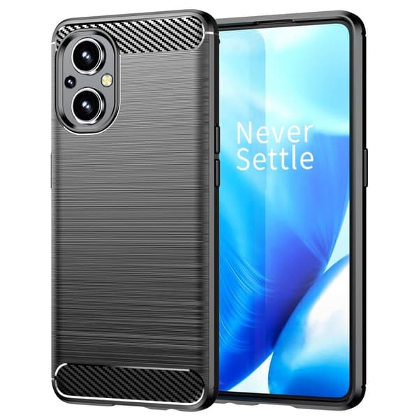 Carbon Flex Suojakotelo OnePlus Nord N20 5G - Musta Black