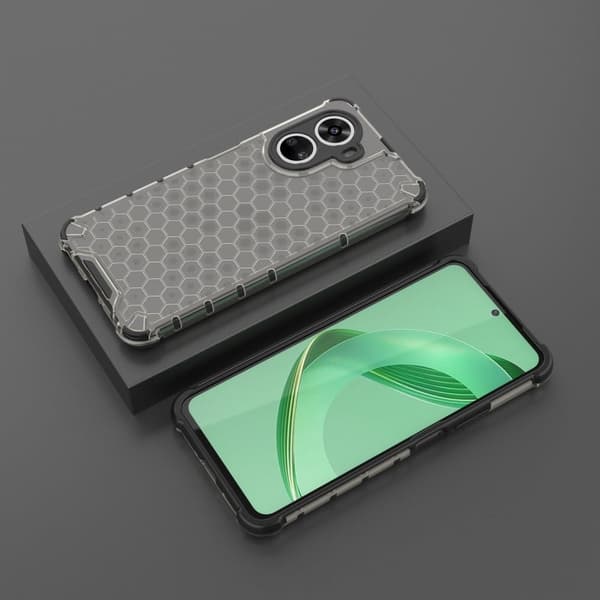 Bofink Honeycomb Huawei nova 12 SE cover - Sort Black