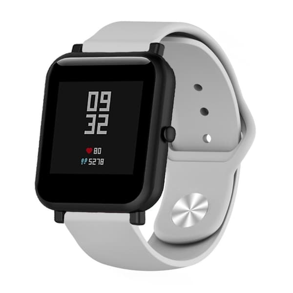 Amazfit Youth enkelt och elegant klockarmband - Grå Silvergrå