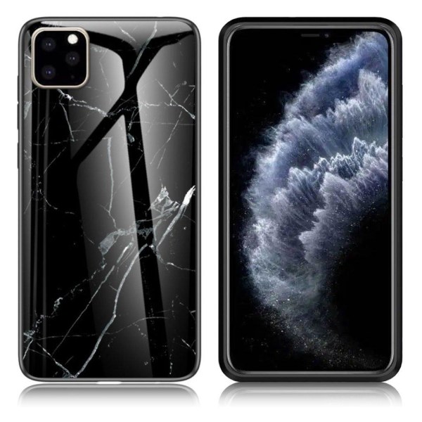 Marble design iPhone 11 Pro cover - Sort Black