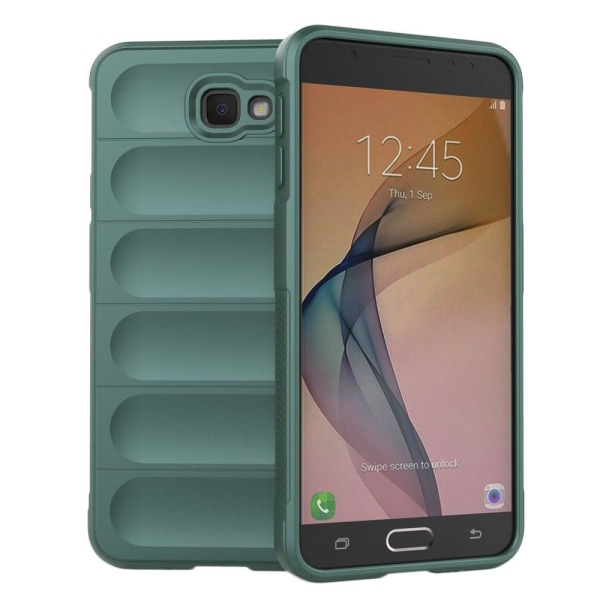 Mjukt greppformat Samsung Galaxy J7 Prime / Samsung Galaxy On7 s Grön