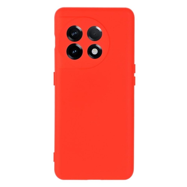 Matte Liquid silikone cover til OnePlus 11 - Rød Red