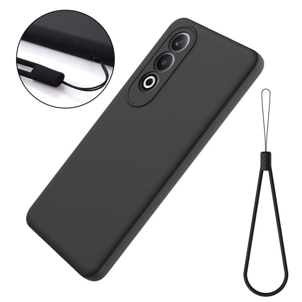 Matte Liquid OnePlus Nord CE4 silikone cover - Sort Black