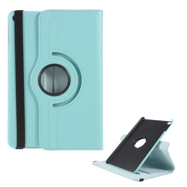 iPad Mini (2019) litchi læder etui - Babyblå Blue