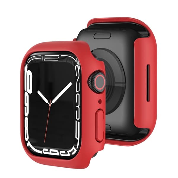 Apple Watch (45 mm) elegant ramskydd - Röd Röd