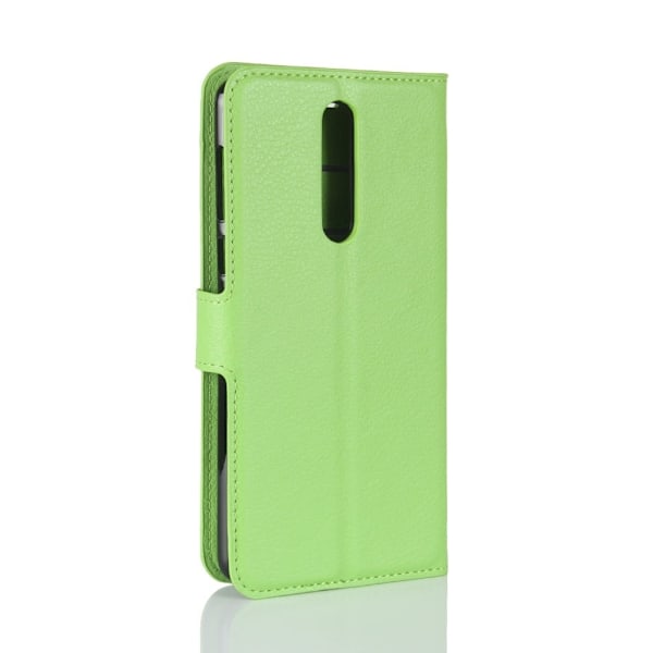Nokia 8 trendikäs nahkakotelo - Vihreä Green