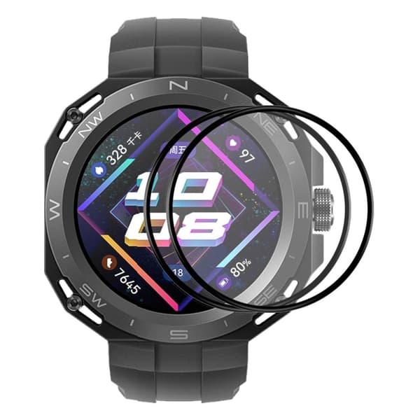 2Pcs HAT-PRINCE Huawei Watch GT Cyber HD screen protector Transparent