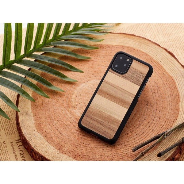 Man&Wood premium case for iPhone 11 Pro Max - Sabbia Brown