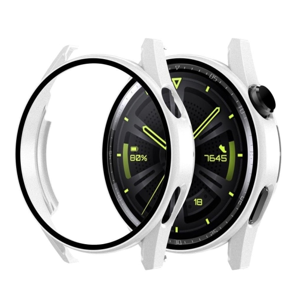 Huawei Watch GT 3 (42mm) galvaniseringsramme med hærdet glas - Hvid White