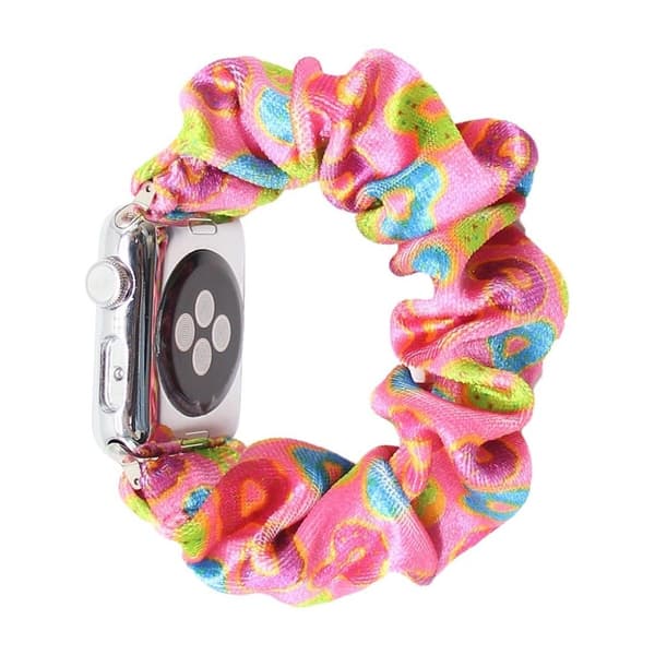 Apple Watch Series 6 / 5 44mm pulserende hårbåndsarmbånd - Lyserød / Grøn / Blå Multicolor