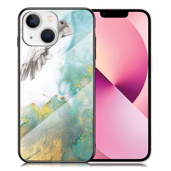 Fantasy Marble iPhone 13 Mini Deksel - Flying Due Klinkekule Multicolor