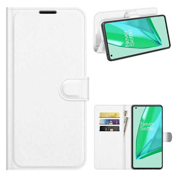 Classic OnePlus 9 Pro Flip Etui - Hvid White