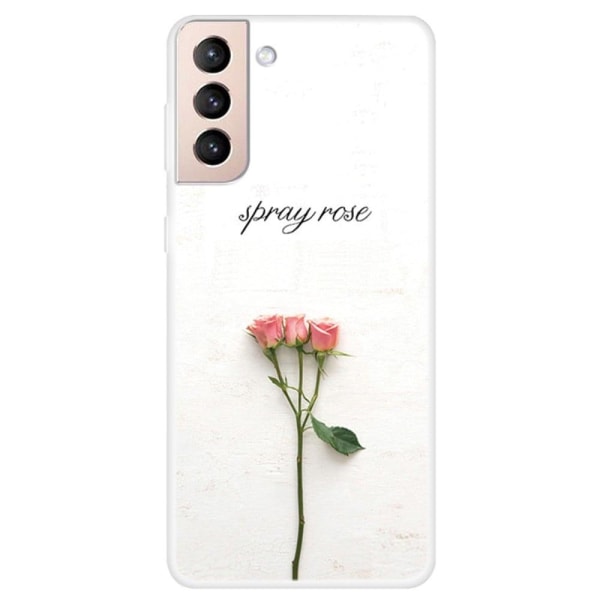 Deco Samsung Galaxy S22 Plus skal - Tre Blommor Vit