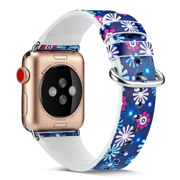 Apple Watch Series 4 40mm kellolle kuviollinen aito nahkainen va Multicolor