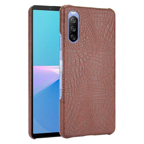 Croco Sony Xperia 10 III skal - Brun Brun