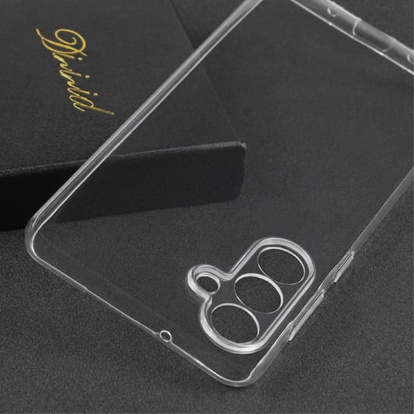 Erittäin ohut läpinäkyvä kotelo Samsung Galaxy M55 Transparent