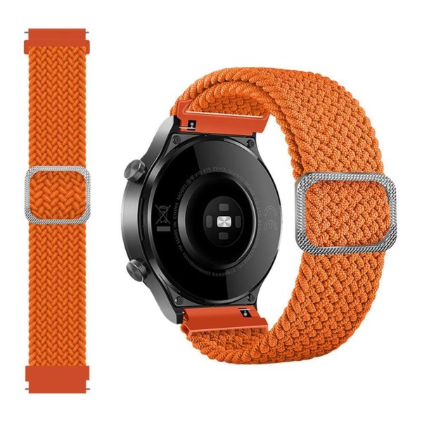 22m Universal braid pattern watch strap - Orange Orange