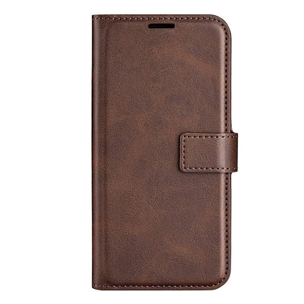 Hållbart konstläder Xiaomi Redmi Note 12 fodral med plånbok - Brun Brun