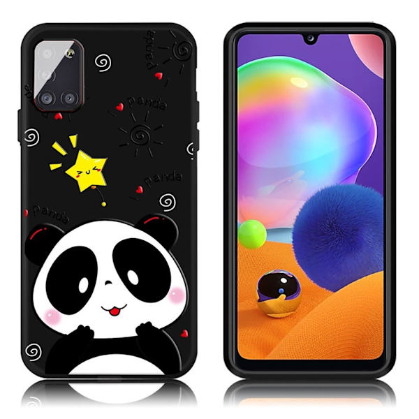 Imagine Samsung Galaxy A31 Etui - Panda Black