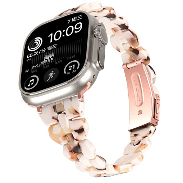 Apple Watch Series 8 (45mm) / Watch Ultra resin style watch stra Brown