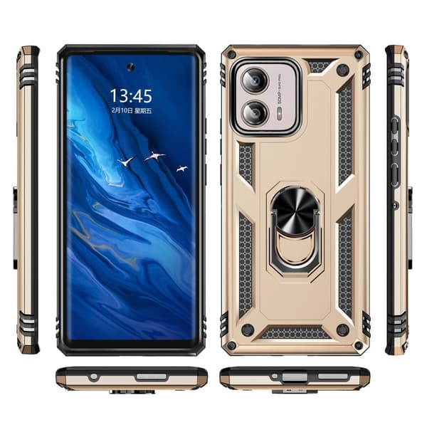 Bofink Combat Motorola Edge Plus (2023) Etui - Guld Gold