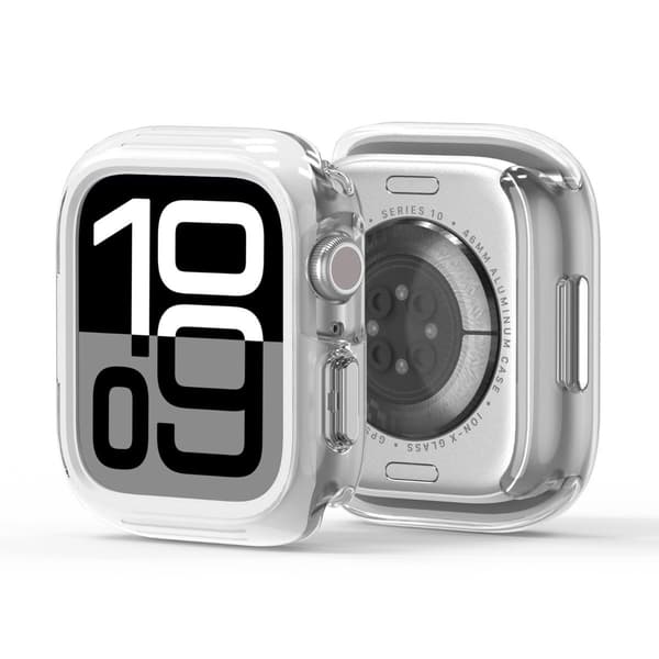 Apple Watch Series 10 42mm DUX DUCIS Camo Series klockfodral PC+TPU klockskydd - Vit Vit