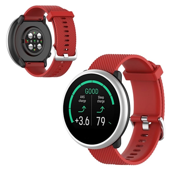 Polar Ignite yksinkertainen silikoninen kellonauha - Punainen Red