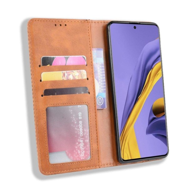 Bofink Vintage Samsung Galaxy A71 5G Etui - Brun Brown