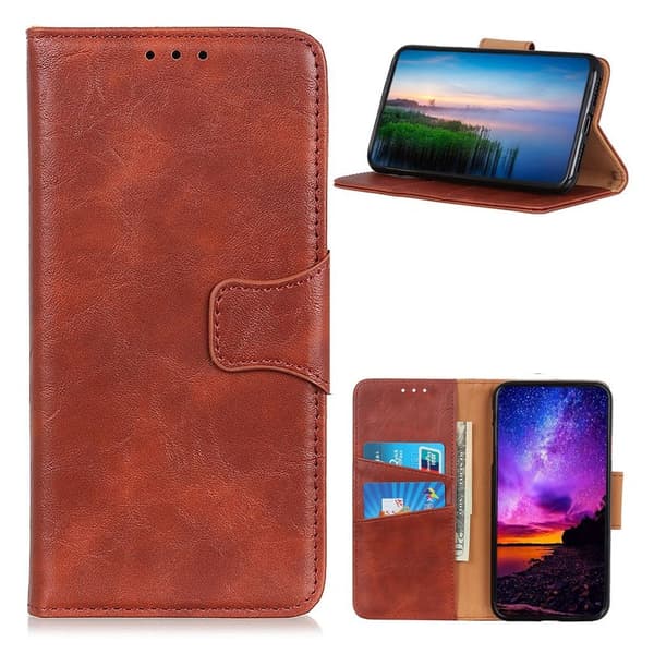 Alpha ASUS ZenFone 6 ZS630KL flip case - Brun Brown
