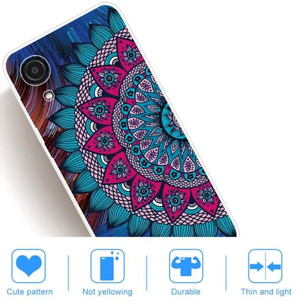 Deco Samsung Galaxy A03 Core skal - Mandala Blomma multifärg