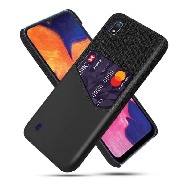 Bofink Samsung Galaxy A10 Card Kuoret - Musta Black